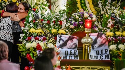 Velorio de Valeria Cruz Medel, hija de la diputada de Morena Carmen Medel