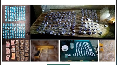 La SSPC mostró fotografías de lo que se decomisó