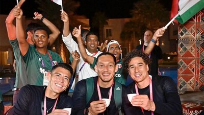 Han aparecido hinchas de las selecciones de Argentina, Brasil, España y México