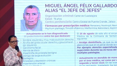 El llamado "Jefe de jefes", Miguel Ángel Félix Gallardo tiene varios problemas de salud y no puede caminar