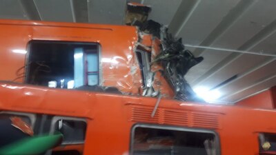 Una persona perdió la vida cuando dos trenes del STC Metro colapsaron en la estación Tacubaya