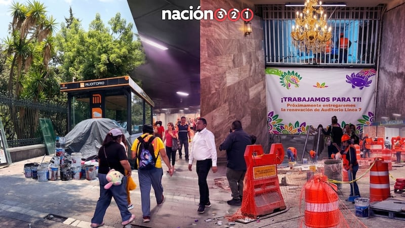 CRÓNICA | A menos de 20 días del Mundial, el Metro marcha entre escombros, luces y caos