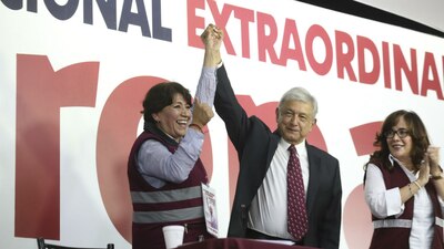 El dirigente nacional de Morena se encuentra en el primer lugar de las preferencias electorales