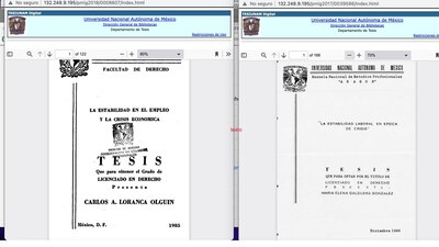 Algunos de los trabajos tienen párrafos idénticos, incluidos los agradecimientos