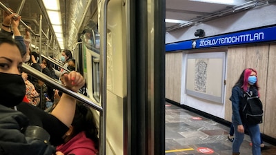 La estación Zócalo-Tenochtitlan funciona con normalidad y el flujo de trenes es continuo