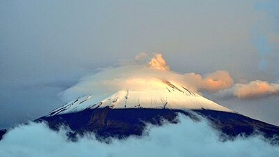 Usuarios de la red compartieron sus mejores fotos del Popo esta mañana