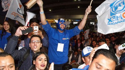 Panistas del Edomex durante la Asamblea Nacional Ordinaria del 2017