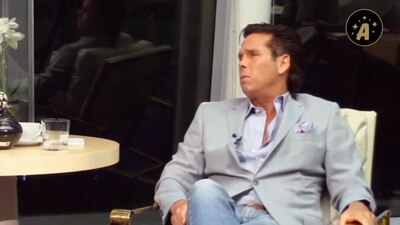 El actor dio una entrevista para un programa de espectáculos