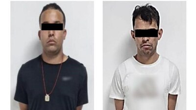 Se les hallaron una arma de fuego corta, un teléfono celular, dinero en efectivo
