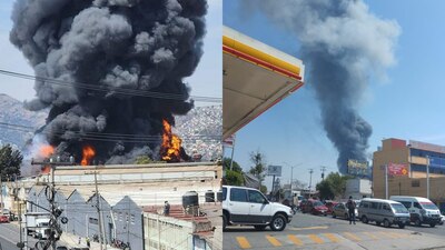 El siniestro ocurrió en una empresa llamada Reyma, la cual se encuentra en la colonia Xalostoc