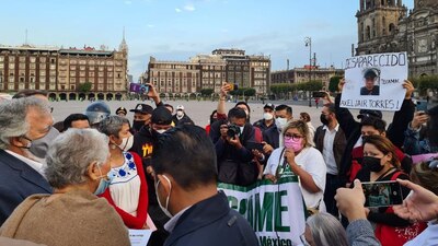 La secretaria de Gobernación atendió a las madres que se manifestaron