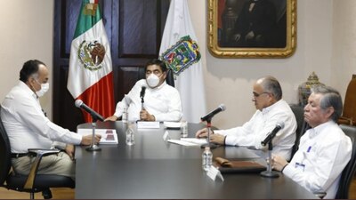 El gobernador de Puebla calificó de 'leyenda urbana' los recursos federales