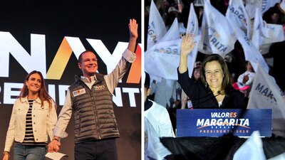 Tanto Ricardo Anaya como Margarita Zavala iniciaron sus campañas en la capital del país