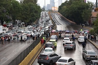 Tráfico y una protesta de estudiantes del ‘Poli’: ¿qué pasó en Circuito Interior?