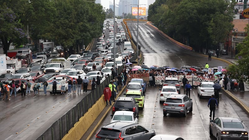 Tráfico y una protesta de estudiantes del ‘Poli’: ¿qué pasó en Circuito Interior?