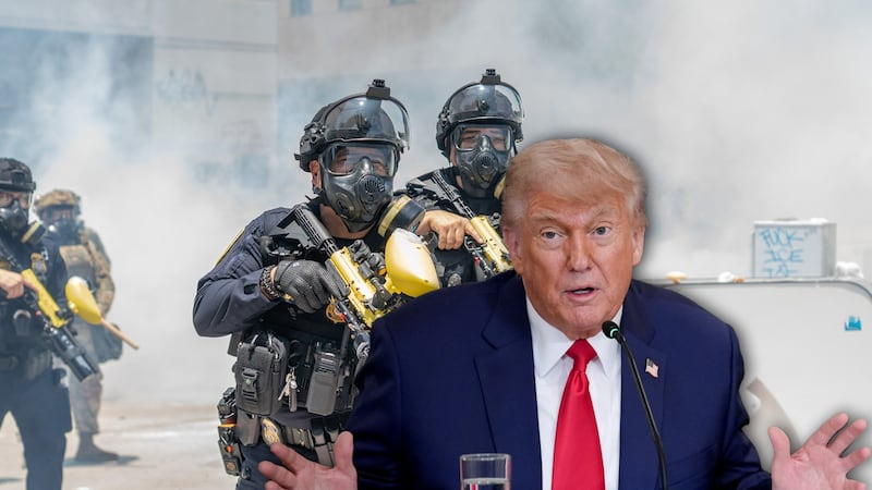 “Si escupen, les pegamos”: esta fue la reacción de Trump a las protestas de migrantes en Los Ángeles