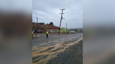 EL huracán Kay en Baja California está provocando fuertes lluvias y vientos