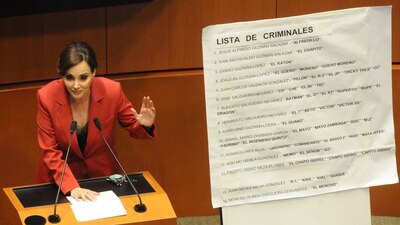 La senadora también fue víctima de un atentado contra su vida, pero hace 20 años.