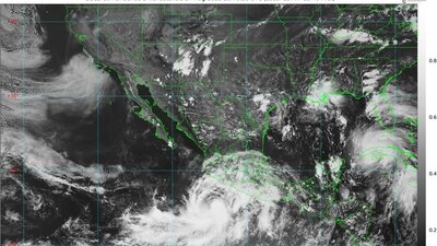 El fenómeno causará lluvias en el occidente del país.
