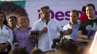 El único candidato que ha sufrido la violencia en 'carne propia'