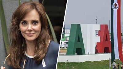 La senadora criticó el nuevo himno al AIFA