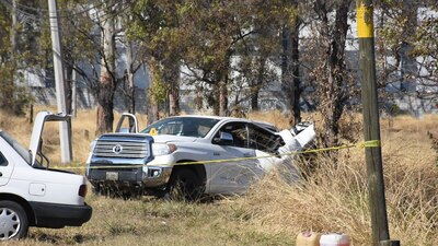 En diversos puntos se aseguraron unidades donde se transportaban los presuntos integrantes del CJNG