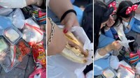 VIDEO: Mexicanos se hacen virales por preparar tortas caseras en Disneyland