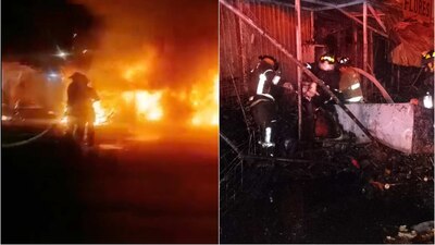 El incendio consumió alrededor de 30 locales comerciales en Circunvalación