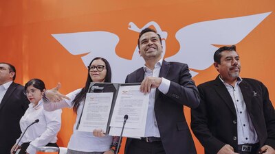 El excandidato presidencial, se dijo listo para suceder a Dante Delgado