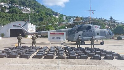 En lo que va del año han asegurado 23 mil 972 kilogramos de cocaína