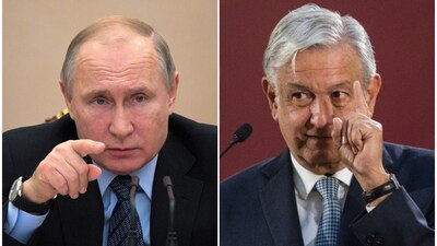 Putin de Rusia y AMLO de México