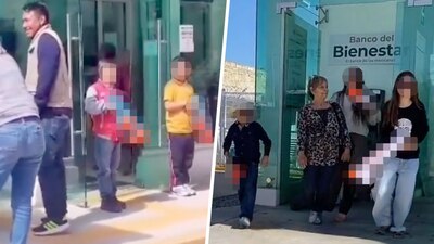 En redes sociales circulan videos protegiendo a beneficiarios con jueguetes