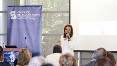 La expanista dijo sentirse inspirada por la demócrata Hillary Clinton