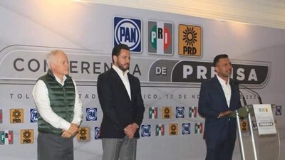PRI, PAN y PRD buscarán formar un polo opositor para las elecciones de 2023