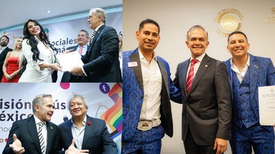 Recibieron un reconocimiento por su contribución al arte y la cultura