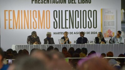 Así va la carpa en la que Beatriz Gutiérrez presentará su libro Feminismo Silencioso