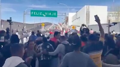Los migrantes arribaron a la frontera porque escucharon que Estados Unidos abriría la frontera