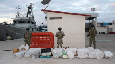 El cargamento fue puesto a disposición del Ministerio Público de la Federación