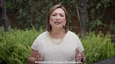 Xóchitl Gálvez pidió a la Presidenta gobernar para todos y dar resultados