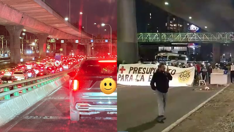 ¿No puedes llegar a casa? Bloqueo desata caos nocturno en Periférico Sur
