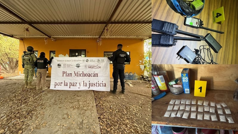 FOTOS: Catean 19 propiedades presuntamente vinculadas a ‘El Botox’ en Michoacán