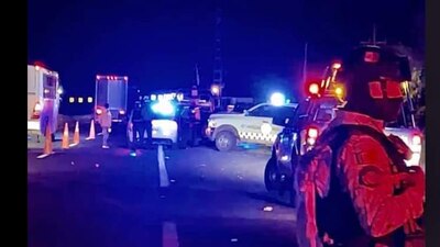 Sufrió un accidente automovilístico en el que resultaron heridos algunos elementos