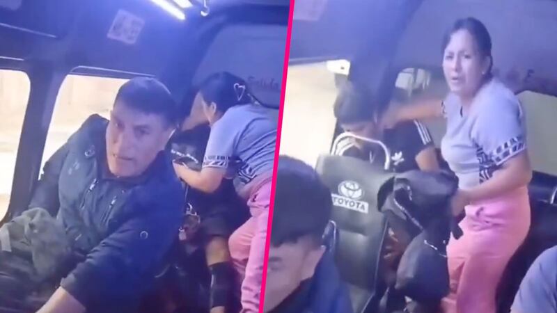 VIDEO: Pasajeros de una combi enfrentan a sus asaltantes; uno muere tras recibir un balazo