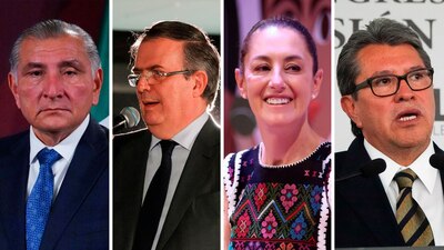 Las 4 'corcholatas' de Morena han alzado la mano para participar en la contienda interna