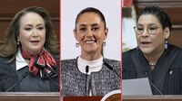 Sheinbaum respalda a las ministras Yasmín Esquivel, Lenia Batres y Loretta Ortiz