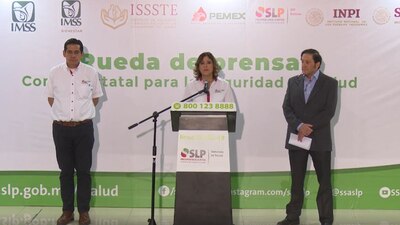 La titular de la Secretaría de Salud de San Luis Potosí dio a conocer un nuevo fallecimiento por COVID-19