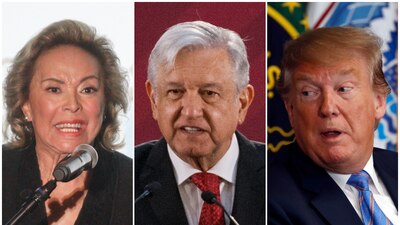 Elba Esther asegura que Trump busca imponer una reforma al gobierno de AMLO