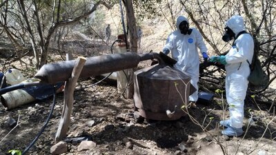 Personal de seguridad prendió fuego a laboratorios para destruirlos