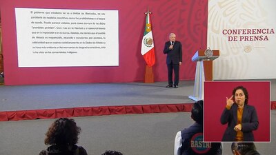 El mandatario hizo un llamado a la solidaridad y disciplina en la CDMX