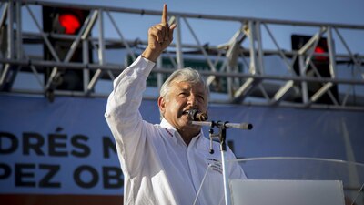 Es el candidato que está en primer lugar en las encuestas. ¿La tercera será la vencida?